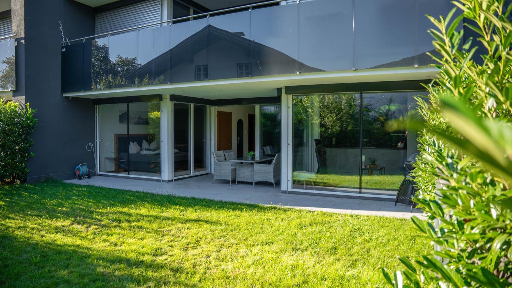Sonnige Gartenwohnung Fritzens Esterno foto